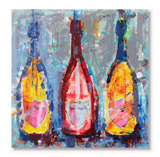 3 Bottles of Dom - Limited Edition Print