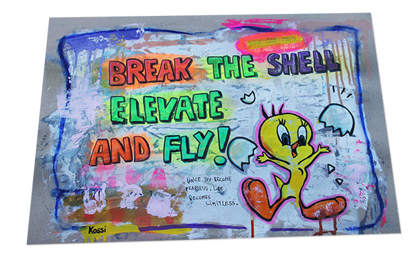 Break the shell elevate and fly