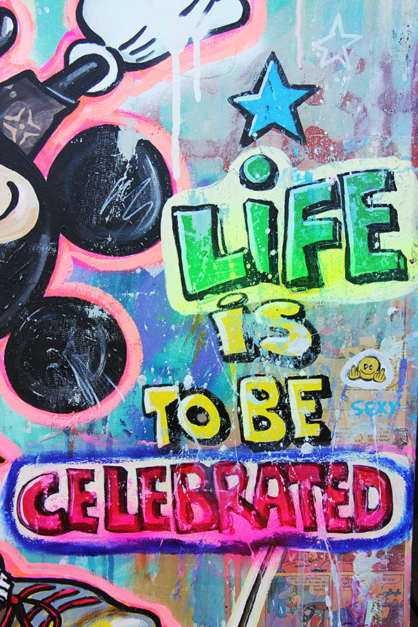 Life is to be celebrated Mickey and Minnie