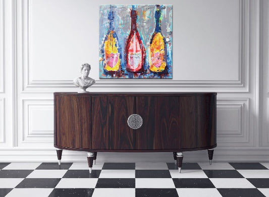 3 Bottles of Dom - Limited Edition Print
