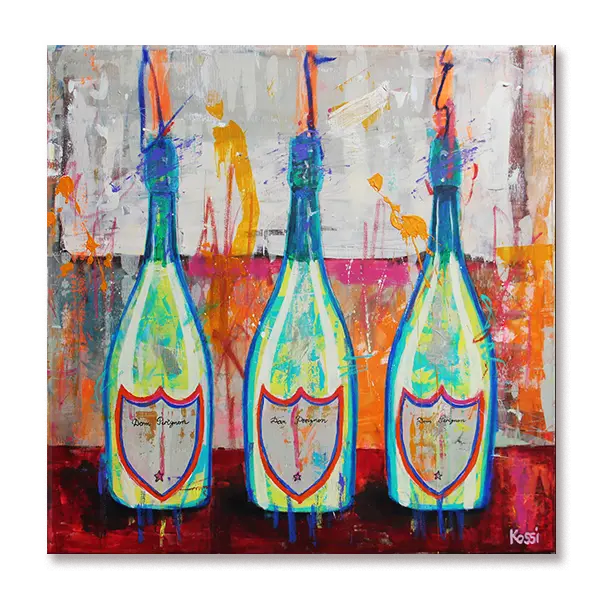  3 bottles of Champagne