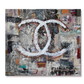 Abstract artwork showcasing Chanel Logo 