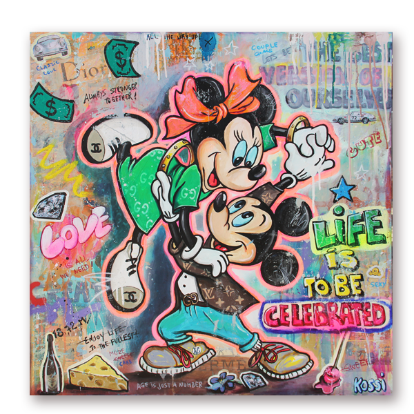 Life is to be celebrated Mickey and Minnie