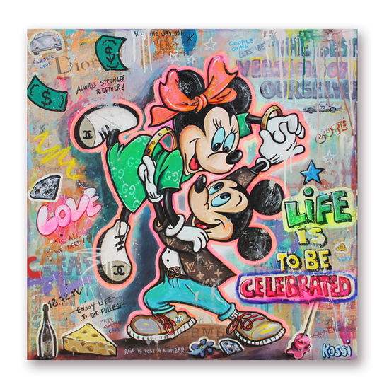Life is to be celebrated Mickey and Minnie