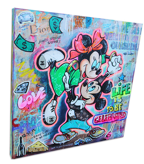 Life is to be celebrated Mickey and Minnie