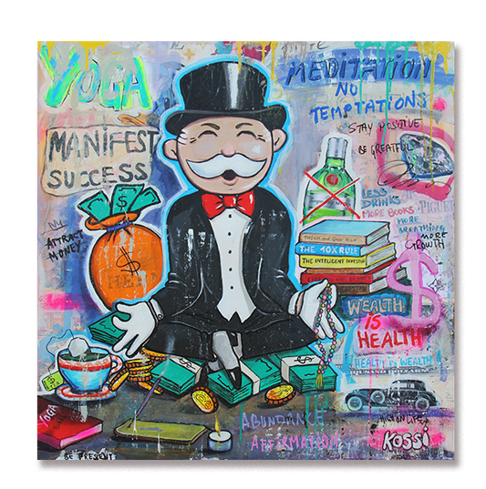 Mr. Monopoly Yoga Meditation