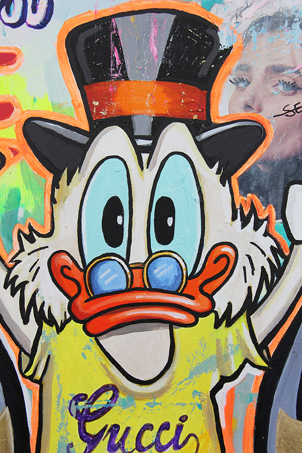 Dagobert Duck Magnums und Geld
