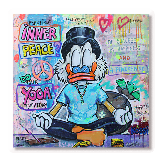 Scrooge McDuck Yoga Time