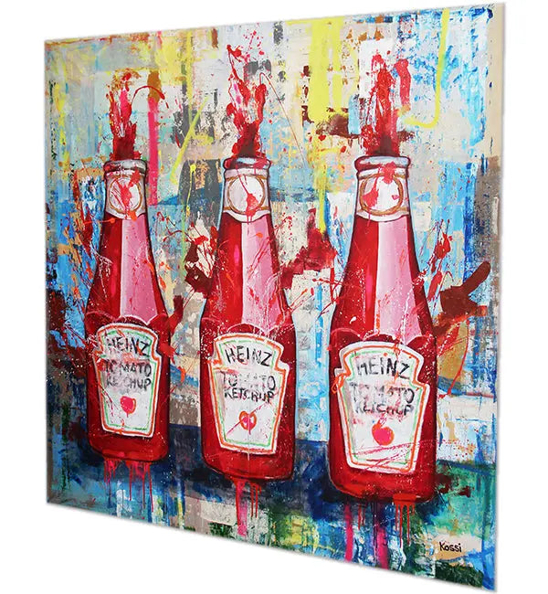3 Ketchup-Flaschen