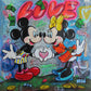 Mickey und Minnie Liebesherz