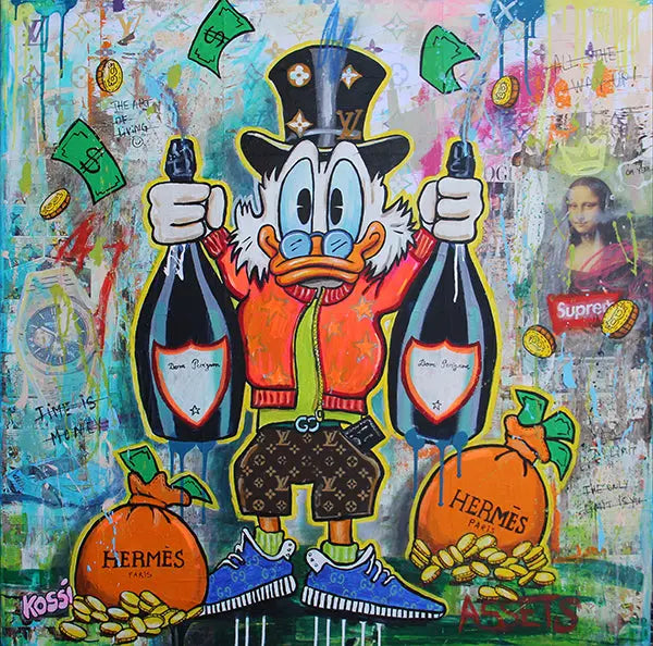 Dagobert Duck Champagner Hermes