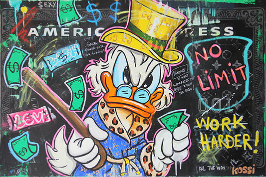 Scrooge McDuck Arbeite härter