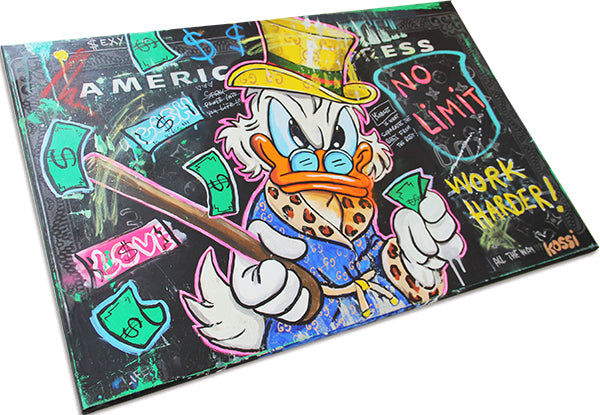 Scrooge McDuck Work Harder